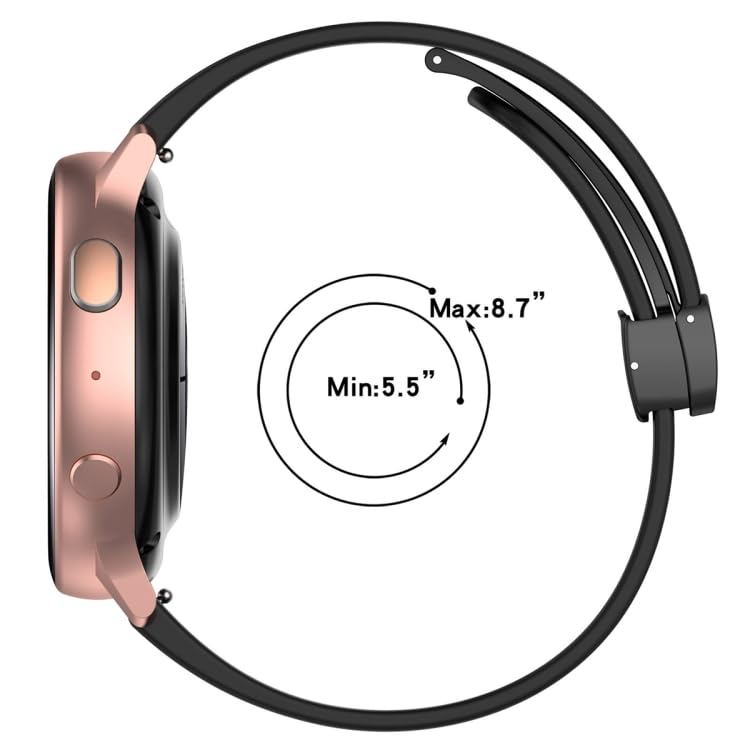 Evorra 20mm SmartWatch Strap with Magnetic Lock for Amazfit