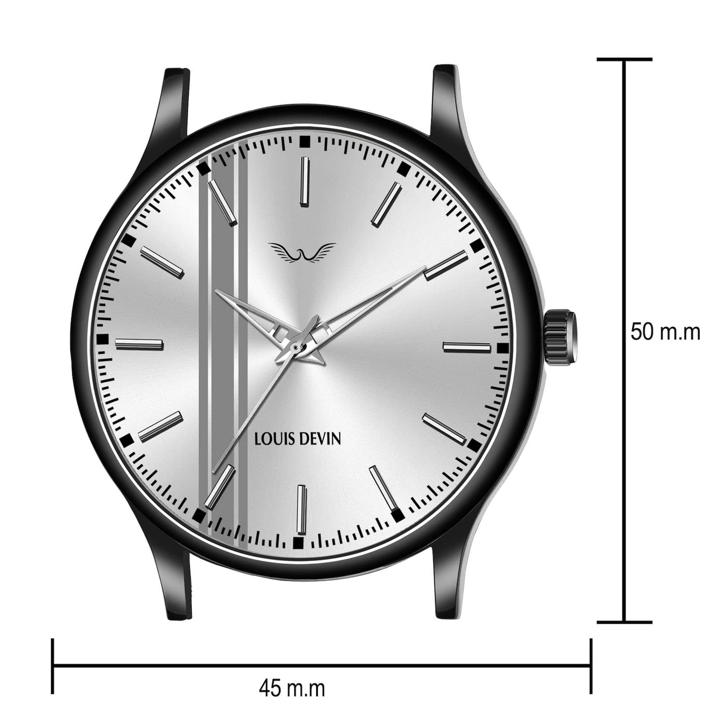 LUXEN DRAKE Silicone Strap Analog Wrist Watch