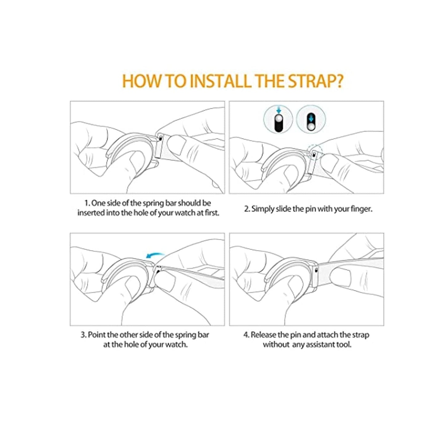 IconicTime Men's Round Roman Dial Watch | Long Battery