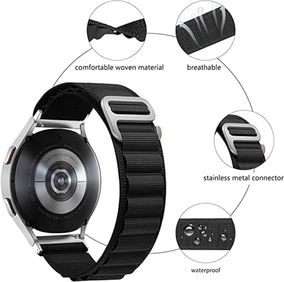 Elytra 20mm SmartWatch Strap with Alpine Loop for Galaxy Watch