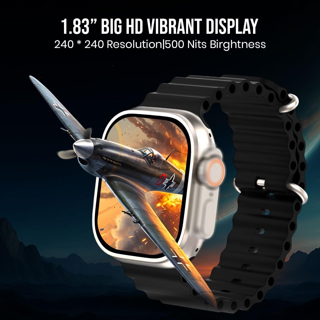 PixelPulse T800 1.99" Ultra Display Smartwatch