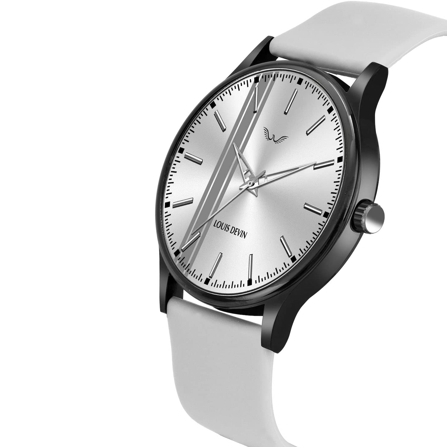 LUXEN DRAKE Silicone Strap Analog Wrist Watch