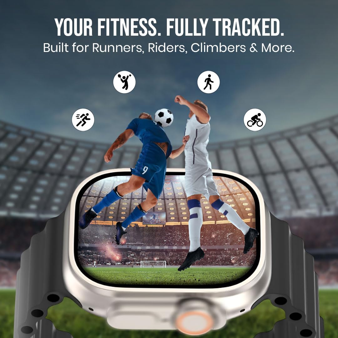 PixelPulse T800 1.99" Ultra Display Smartwatch