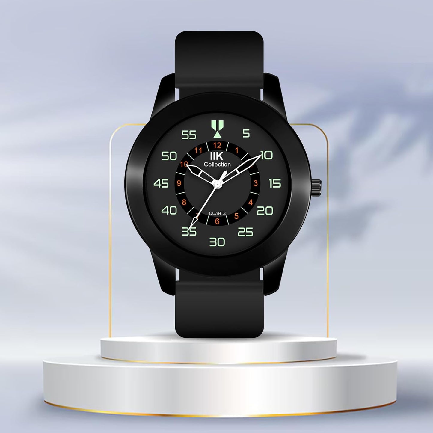 Illume Timepiece Men’s Round Roman Dial Analogue Watch