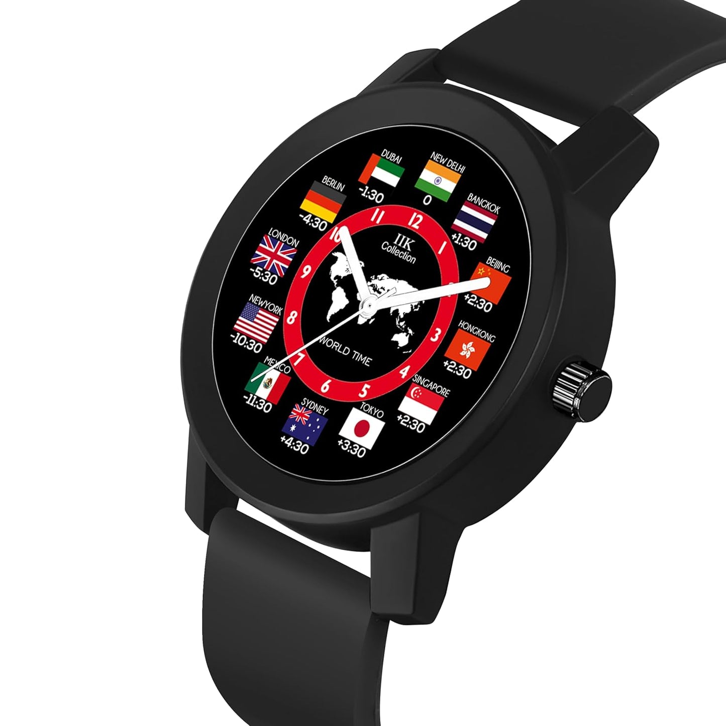 IconicTime Men's Round Roman Dial Watch | Long Battery