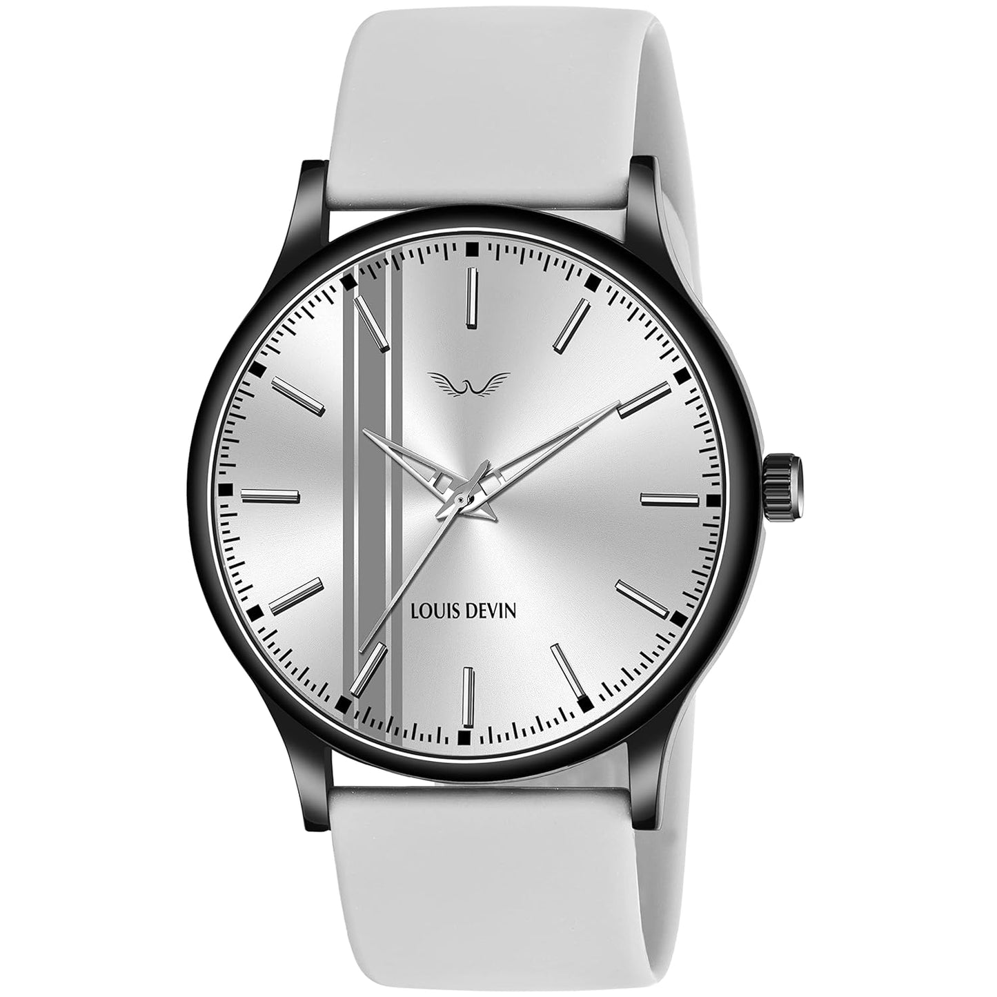 LUXEN DRAKE Silicone Strap Analog Wrist Watch